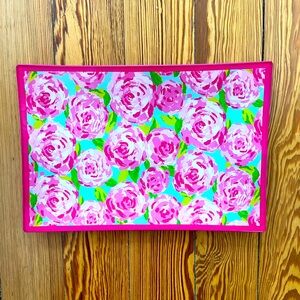 Lilly Pulitzer Trinket Tray Roses